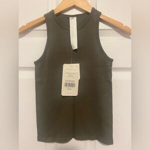 New NWT  Fabletics Cloud Knit High Neck Sleeveless Top Size XS